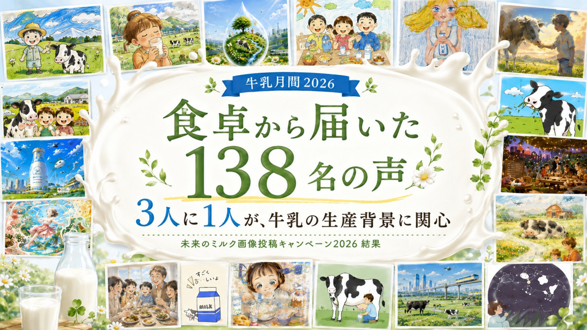 牛乳月間2026公開レポート 牛乳パックの向こう側を知りたい